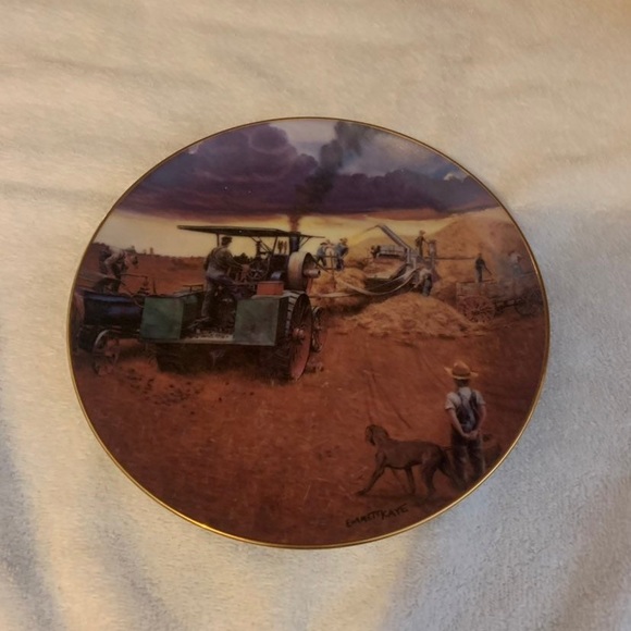 Danbury Mint Collector Plate Farming The Heartland - Picture 2 of 3